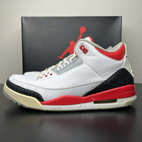 Size 12 - Air Jordan 3 Retro 2013 Fire Red