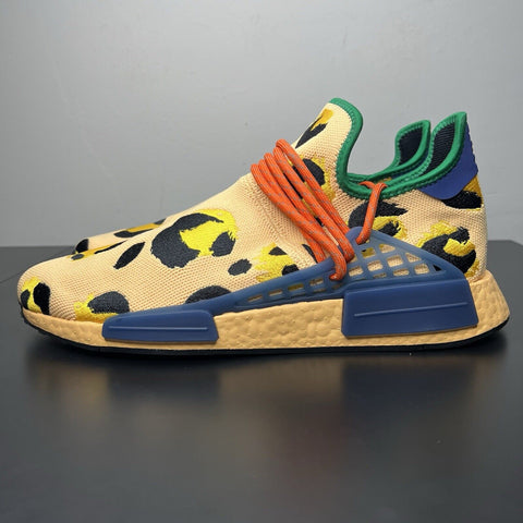 Size 12.5 - adidas Pharrell x NMD Human Race Animal Print - Pulse Amber