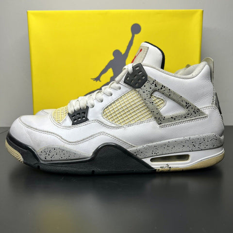 Size 10.5 - Jordan 4 Retro OG Mid White Cement