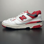 Size 10.5 - New Balance 550 White Team Red