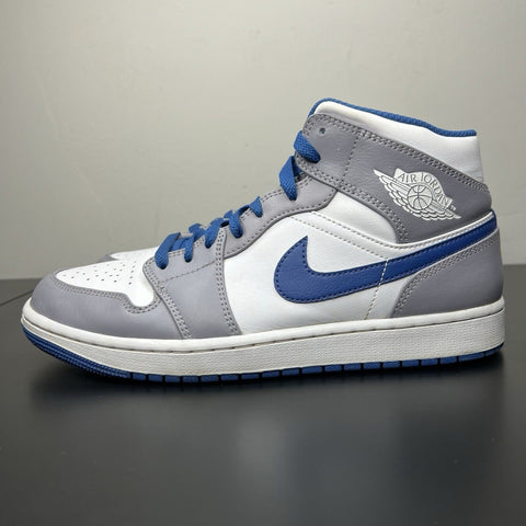 Size 9.5 - Jordan 1 Mid Cement True Blue