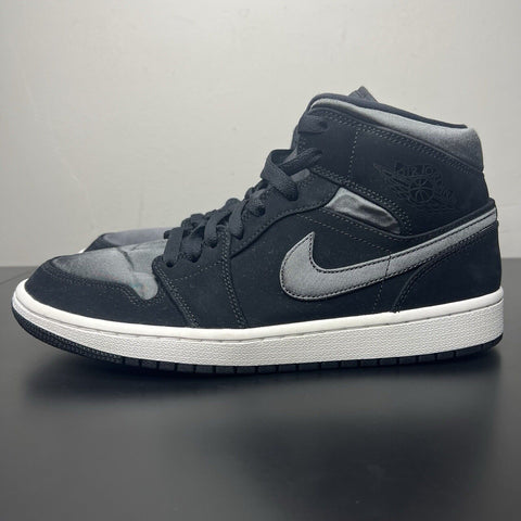 Size 9.5 - Air Jordan 1 SE Nylon Mid Black Grey