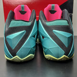 Size 10 - Nike LeBron 11 South Beach 2014