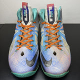 Size 9.5 - Nike LeBron 10 Pure Platinum 2013