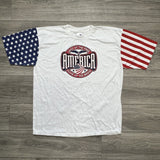 Size 2XL - America Home of the Brave Vintage T-Shirt
