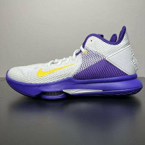 Size 9.5 - Nike LeBron Witness 4 Lakers - Brokeboy Shop LLC