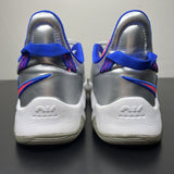 Size 9.5 - Nike PG 5 Metallic Silver/Hyper Royal/Laser Crimson