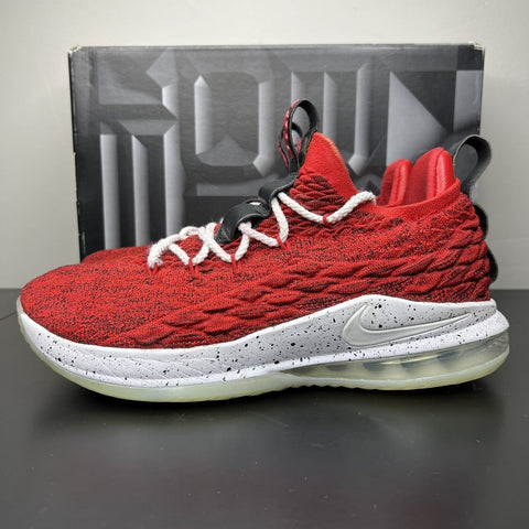 Size 9.5 - Nike LeBron 15 Low University Red 2018
