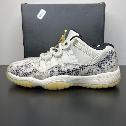 Size 5.5Y - Jordan 11 Retro Low Light Bone Snakeskin 2019 - Brokeboy Shop LLC