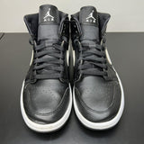 Size 9.5W/8M - Jordan 1 Mid Black White - Brokeboy Shop LLC