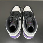 Size 8.5 - Jordan 1 Mid SE Black/Varsity Purple/White