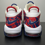 Size 10 - Nike Air More Uptempo Red Navy Camo