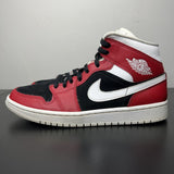 Size 10W/8.5M - Jordan 1 Mid Gym Red Black