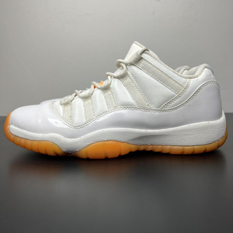 Size 7.5Y - Jordan 11 Retro Low GG White-Citrus White 2015